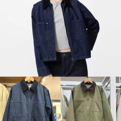 2026春季女装 休闲拉链短茄克/外套 巴恩风翻领时尚夹克 479208