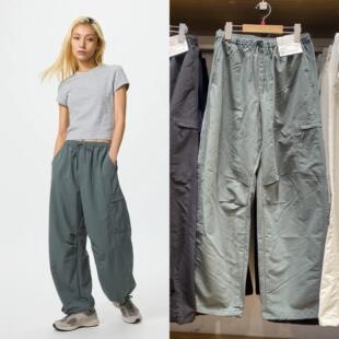 休闲长裤 483001 2026春夏新款 常规款 薄款 伞裤 裤 女装 防紫外线工装