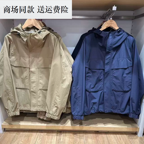 26春夏男装女装 户外休闲冲锋衣防风连帽外套夹克478231 482213