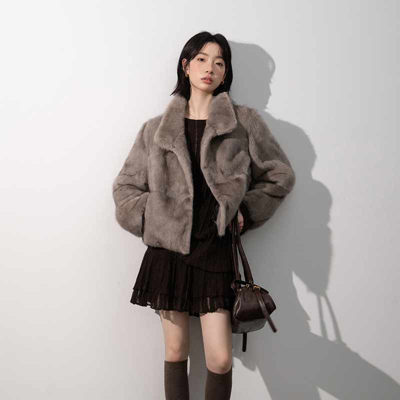 2025冬季新款女进口水貂皮草