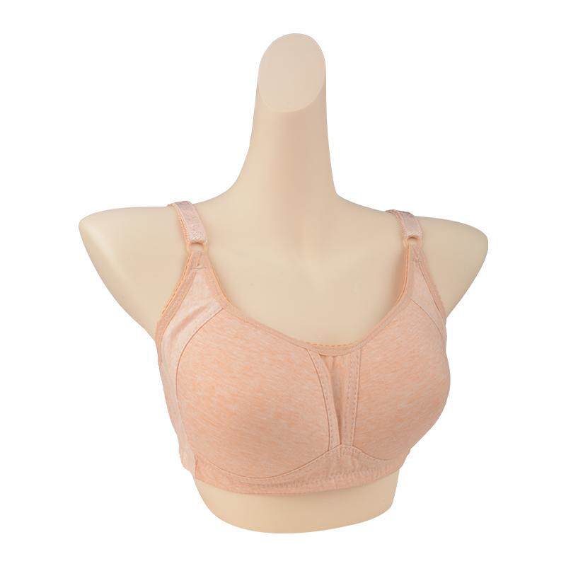 温雅琪内衣妈妈乳罩中年女性高档薄款无钢圈文胸聚拢胖mm大码胸罩