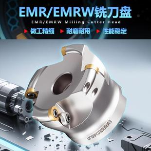 EMR EMRW数控圆鼻铣刀盘50R5面铣飞刀盘圆角63R6加工中心圆弧铣床