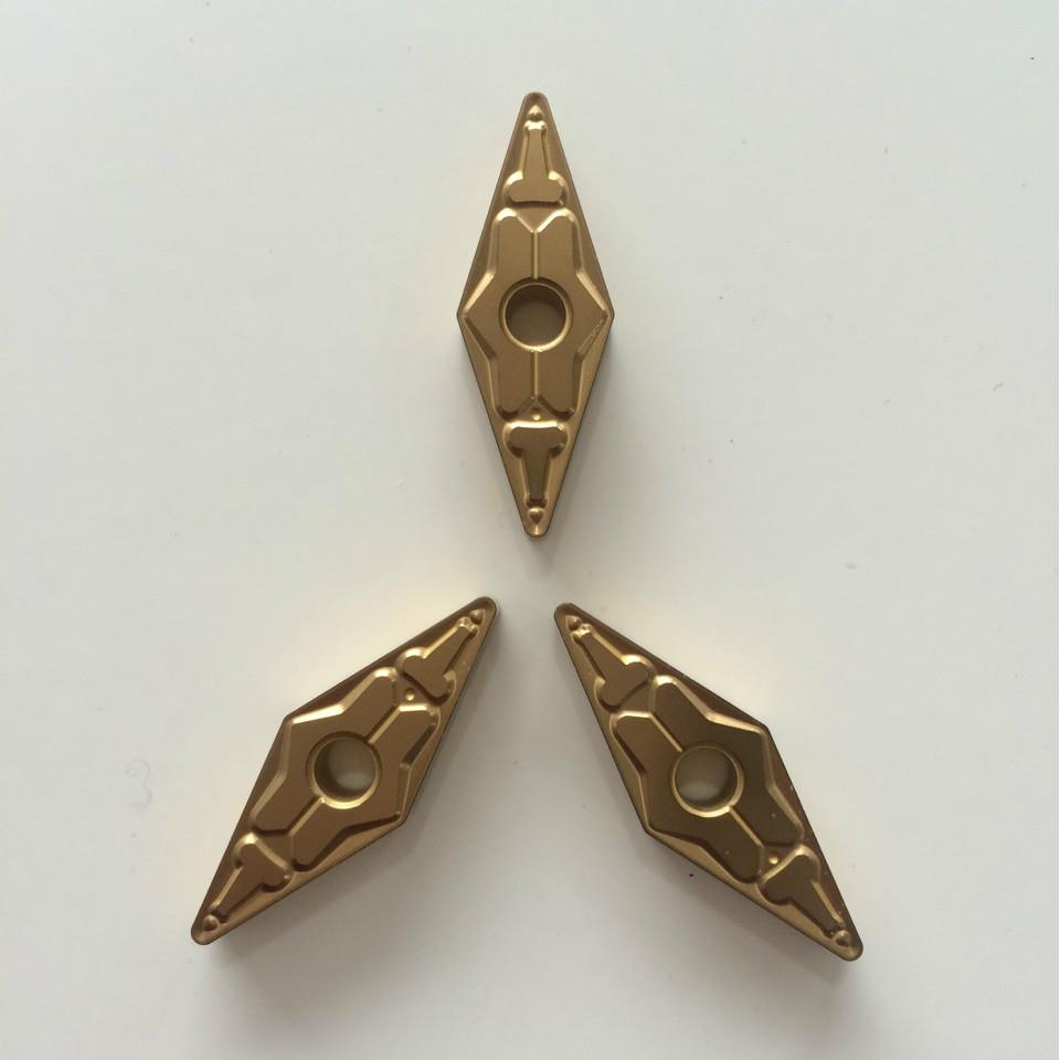 轴承钢双色35度双面菱形钢件车刀片VNMG160408/160404/160412 TM