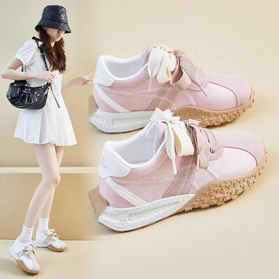 ins韩版阿甘鞋女潮2025春季新款增高学生跑步运动休闲街拍RD4319