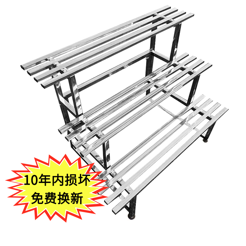 不锈钢花架阳台2024新款落地式多层多肉植物摆放架一体靠墙花盆架