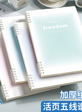 五线谱本子活页乐谱本B5