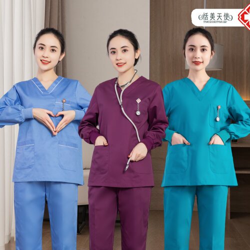 TIANMEITIANSI/恬美天使洗手衣男女款刷手服长袖短袖手术室工作服