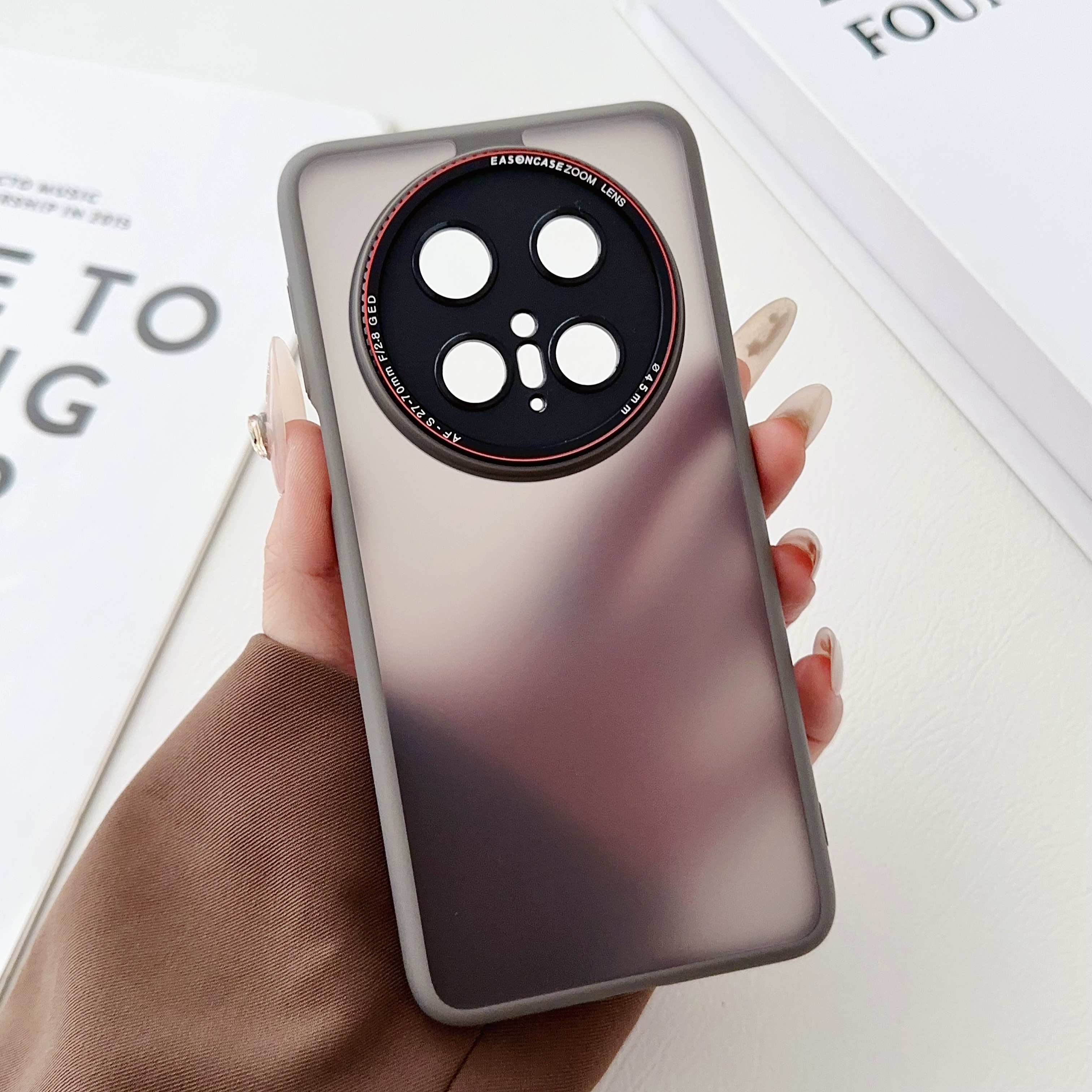 新款磨砂适用华为mate70手机壳mate70pro镜头全包防摔保护套mate70pro+半透磨砂软边男女简约情侣高级感