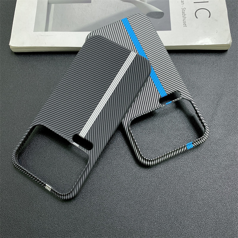 适用于小米17promax手机壳半包碳纤维纹小米17Pro高级感轻薄散热小米15Pro磨砂颗粒感Xiaomi14情侣创意外壳