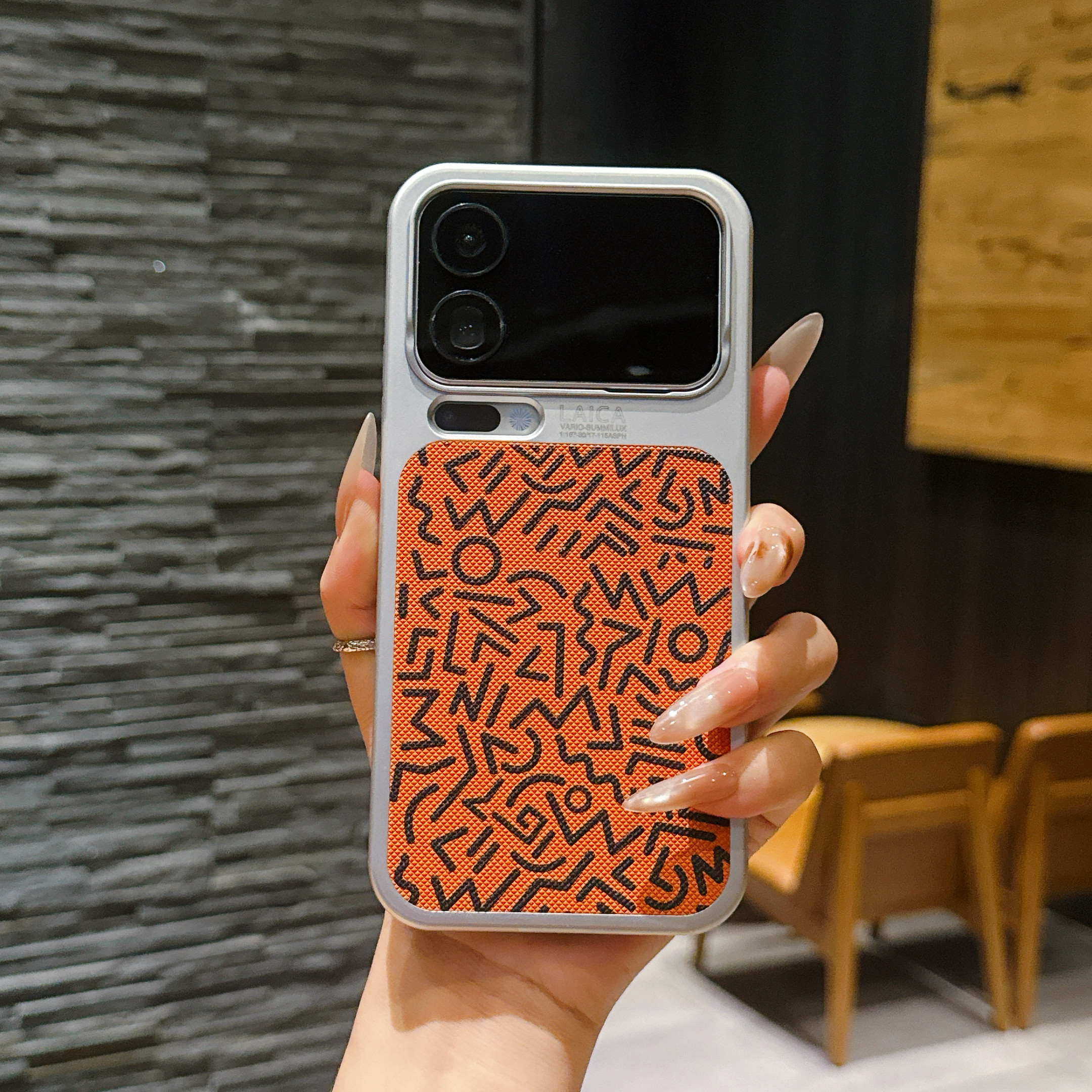 适用于小米17promax手机壳新款涂鸦纹趣味小米17pro磁吸高级感时尚创意个性Xiaomi17promax情侣pc硬壳