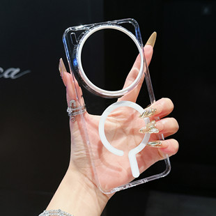 创意简约适用于vivox300pro手机壳透明磁吸x200UItra轻薄高级感x300情侣时尚 PC硬壳x200pro保护套x200s外壳