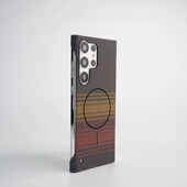 超薄无边框散热适用三星S25Ultra细磁吸圈手机壳s24Plus磨砂碳纤维纹S23u半包高级感防摔s25 男女保护套