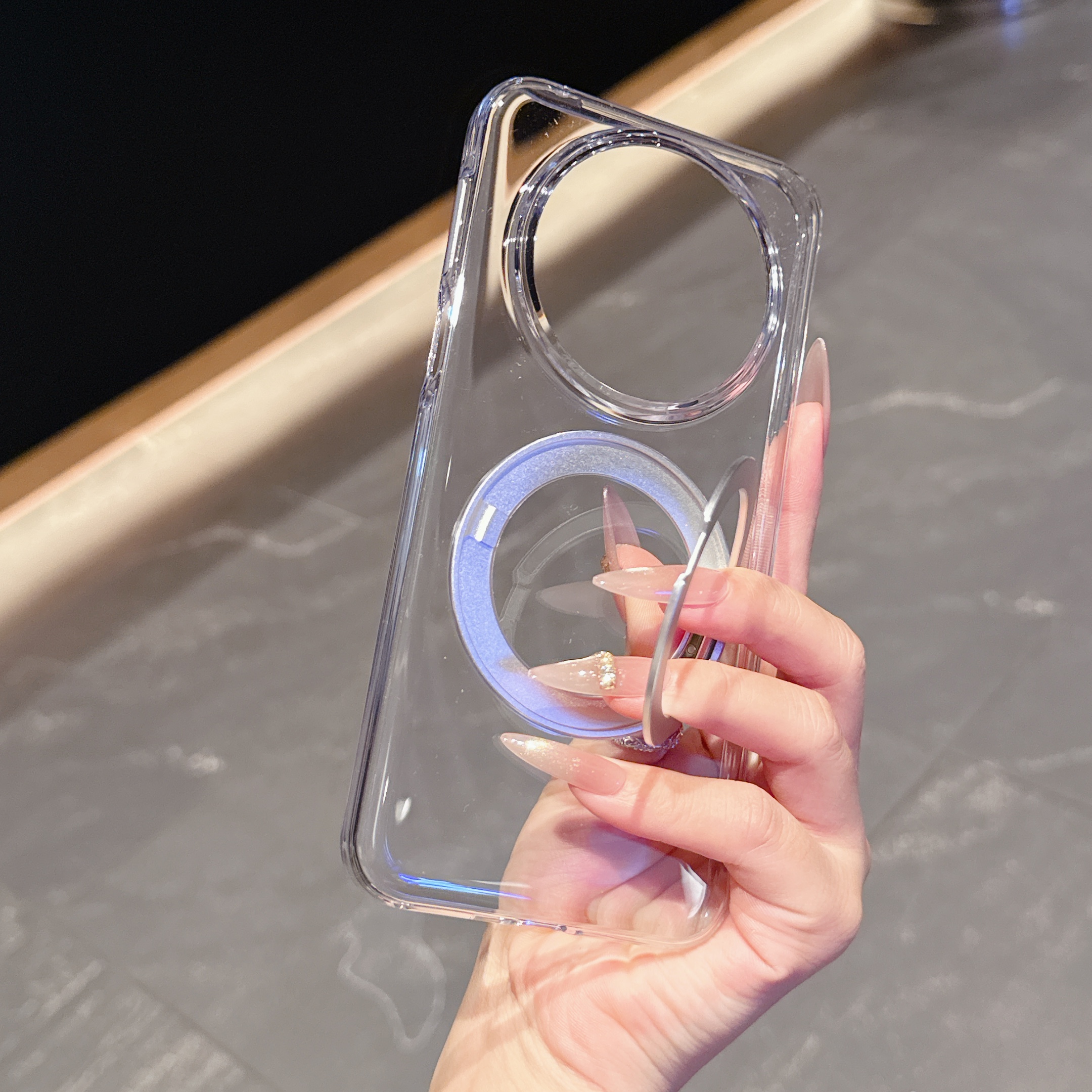 华为+mate80+PC+透明磁吸支架