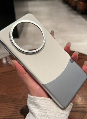 哑光素皮适用华为mate60pro+手机壳超薄mate60全包防摔mt50合金镜头魅特40磨砂保护套皮纹简约30裸机质感