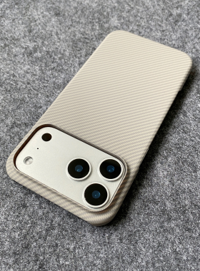 新款半包碳纤维纹适用于iPhone17promax手机壳苹果16promax半包散热15/14pro高级感磨砂肤感13pm时尚情侣12