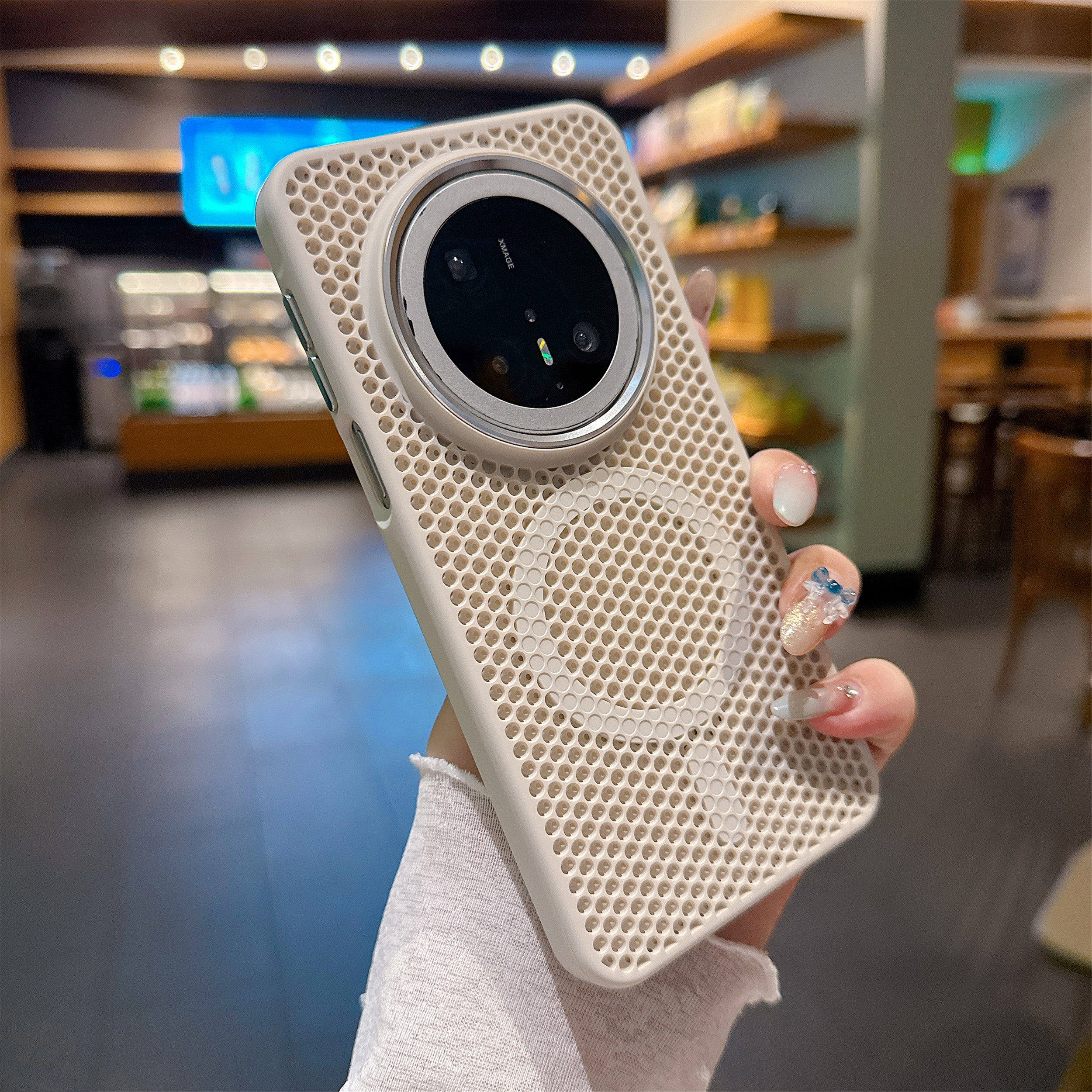 适用华为mate80pro手机壳散热mate70pro+高级感mate80promax磨砂防摔mate60pro+网孔散热70pro肤感透气磁吸壳