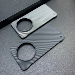 新款 无边框碳纤维纹适用于华为mate70pro半包手机壳mate70高级感防指纹mate60pro水贴工艺p70大孔镜头mate60