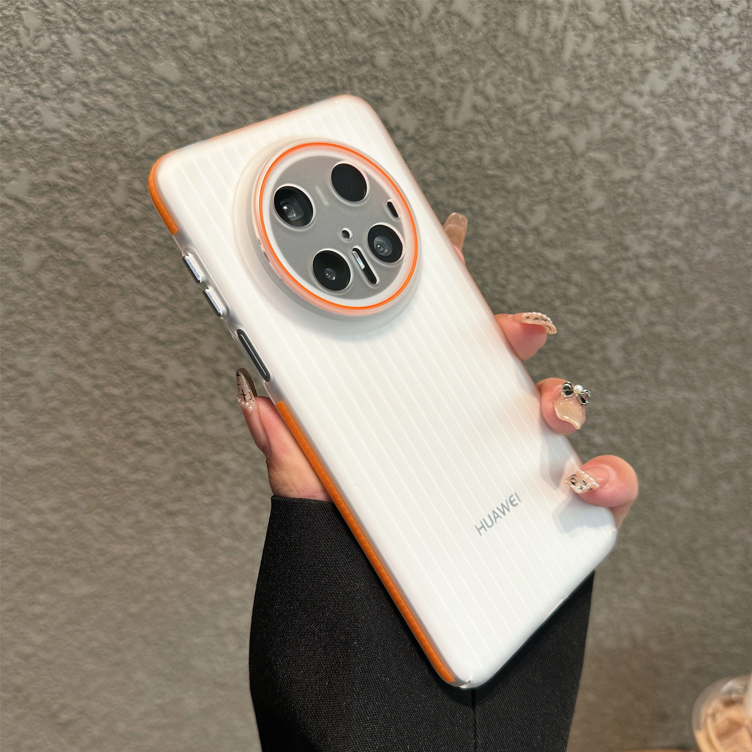 适用于华为mate70pro手机壳瓦楞条纹mate70冰雾磨砂高级感mate60pro防指纹防摔mate60pro+创意时尚pura70情侣