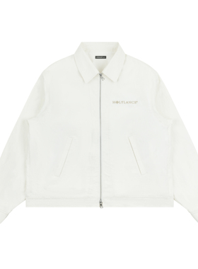 LANCER(兰寺) HOLYLANCE* Blouson 圆莲绣盘宽松拉链夹克外套