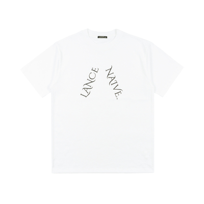 LANCER天真的兰寺型印花短袖T恤