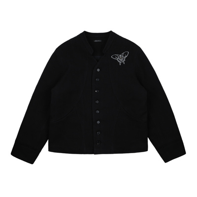 LANCER大燕蛾浮纹格子棉服