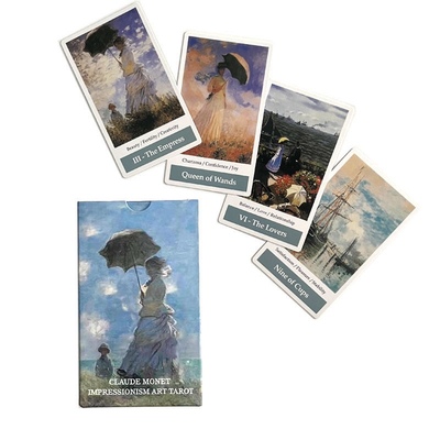 12X7莫奈印象派 claude monet impressionism art tarot 卡牌桌游