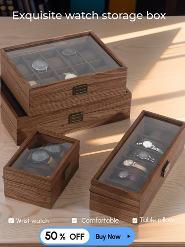 桌面展示盒10位手表收纳盒