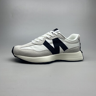 真皮拼接布夏季透气休闲鞋男轻便