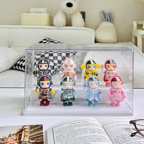 茉莉盲盒展示架收纳适用于泡泡玛特手办乐高展示柜亚克力展示盒