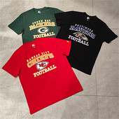 斯o迪o欧 美式 运动休闲圆领短袖 一 橄榄球徽标印花男士 外贸余货