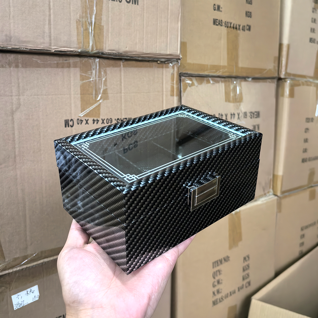 碳纤维手表文玩手串珠收纳盒
