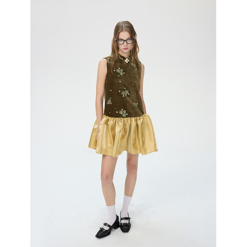 Mildate原创无袖连衣裙