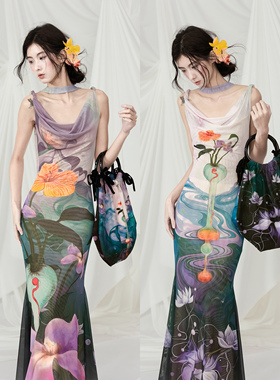 MildRate原创 “紫霓缠香”插画师合作款圆环手拎包