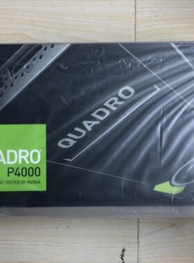 英伟达盒装 NVIDIAQuadro p4000绘图3D专业显卡 8G 渲染建模