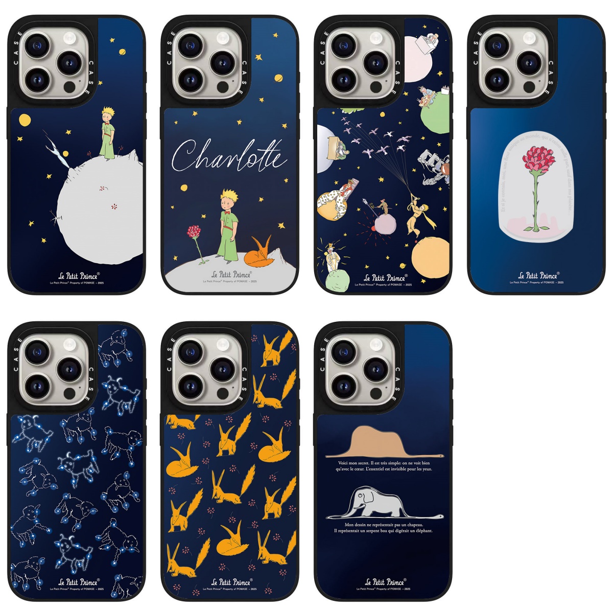 CASE小王子太空星球旅行适用于苹果iphone17promax手机壳16plus/15/14/13/12c家明星同款华强北定制