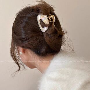 不规则后脑勺抓夹女小号鲨鱼夹2023新款高级感发夹发卡夹子头饰