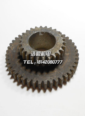 沈阳机床厂机床配件6CA6140/150 2083双联齿轮 2Z/44Z 2M D32 L32