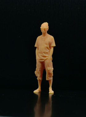 SuperGe1/64白模人偶神算子男素模直接上色T427