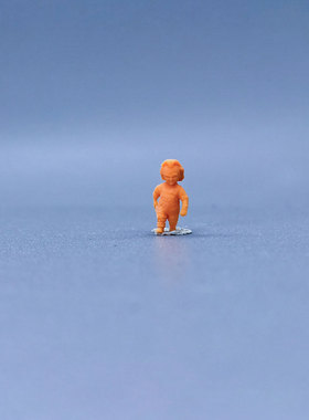 SuperGe1/64白模人偶恰奇玩偶恶灵附体布娃娃可直接上色S714