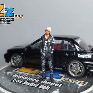 Zz studio 1/64人偶 朋克 小春 机车 写实人物系列 预购 不含小车