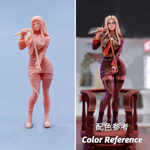 【嗯哼模型】现货1:64人偶1:43微缩白模 最终幻想奇丝 D231 D234
