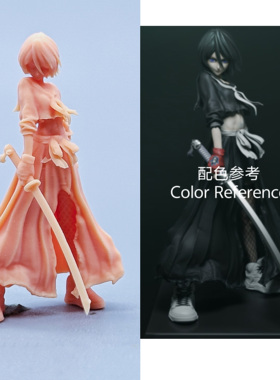 【嗯哼模型】现货1:64人偶1:43微缩白模 死神朽木露琪亚 C408