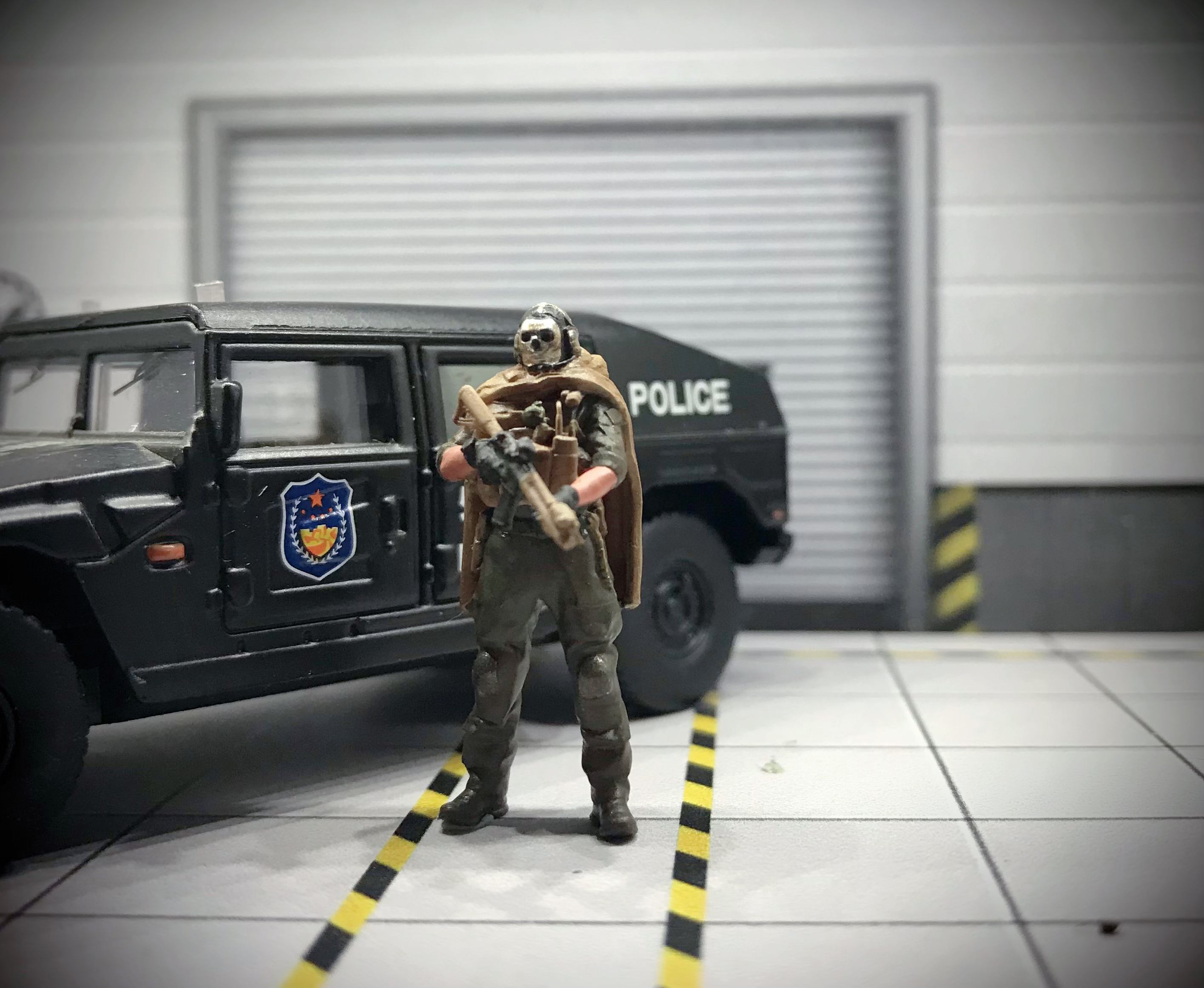 Cx 1/64人偶 使命召喚“幽靈”西蒙 游戏角色人物系列