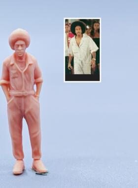 【嗯哼模型】现货1:64人偶1:43微缩白模 卢达克里斯 C210