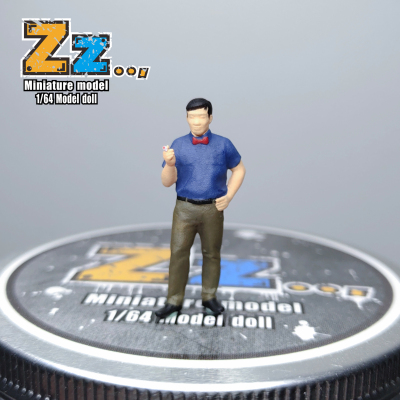 嗯哼模型1/64油站老板佑一头D