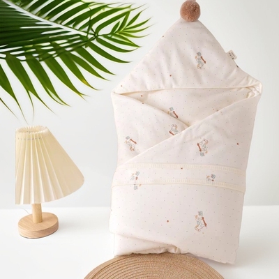 新生婴儿儿衣服a类纯棉包被 包被初生婴儿四季款小被子外出抱毯