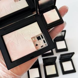 纳斯NARS蜜粉饼鎏金大白饼试色小样NARS大白饼月光星光原切压盘