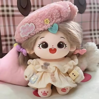 20cm棉花娃娃衣服兔子警官套装