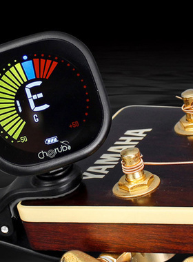 Cherub小天使可充电调音器 吉他尤克里里 电子自动专业调弦校音器