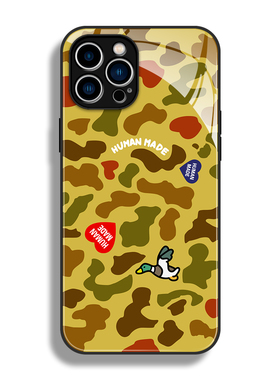 humanmade爱心彩迷适用苹果16 15 14 13 12 11手机壳iPhonexsmax xr678创意潮牌全包华为mata70 60 50 40防摔